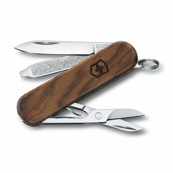 Victorinox 0.6221.63 Classic SD Wood Çakı, Ceviz Ağacı 1